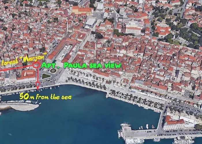 Of The Tops Center Apartment, Sea View In Town Split