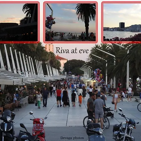 Of The Tops Center Apartment, Sea View In Town ספליט